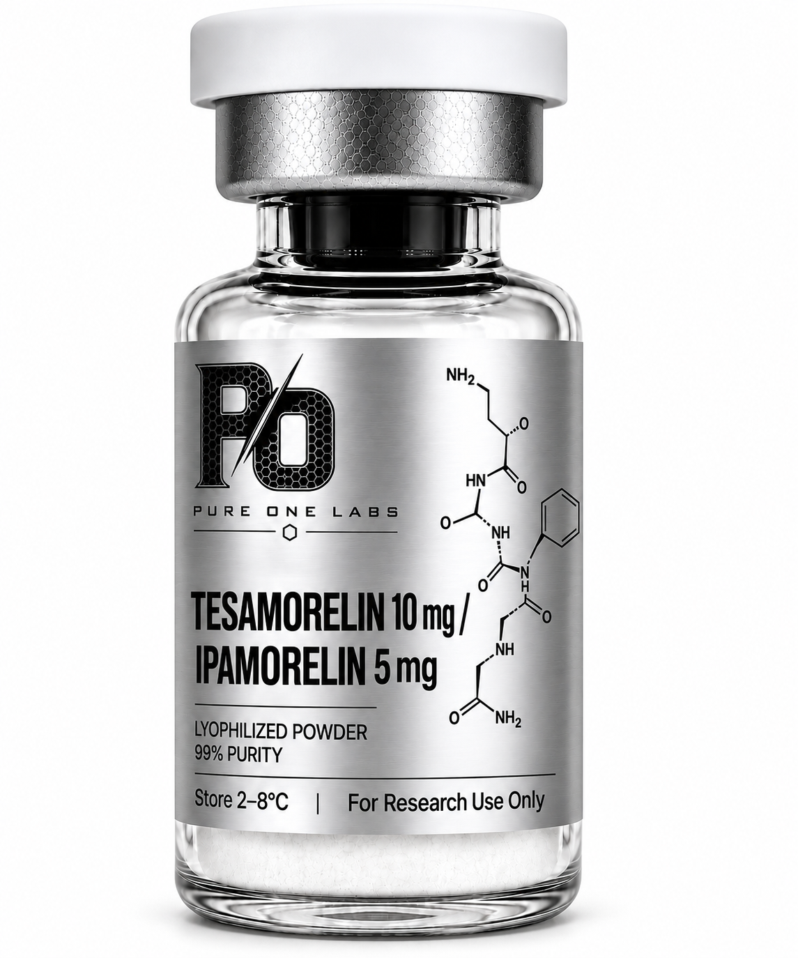 TESAMORELIN / IPAMORELIN research vial
